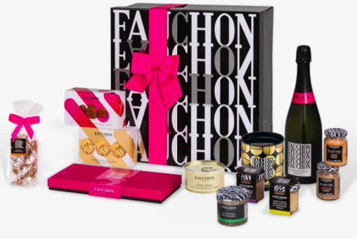 Coffret Magnum de Champagne et Chocolats - FAUCHON